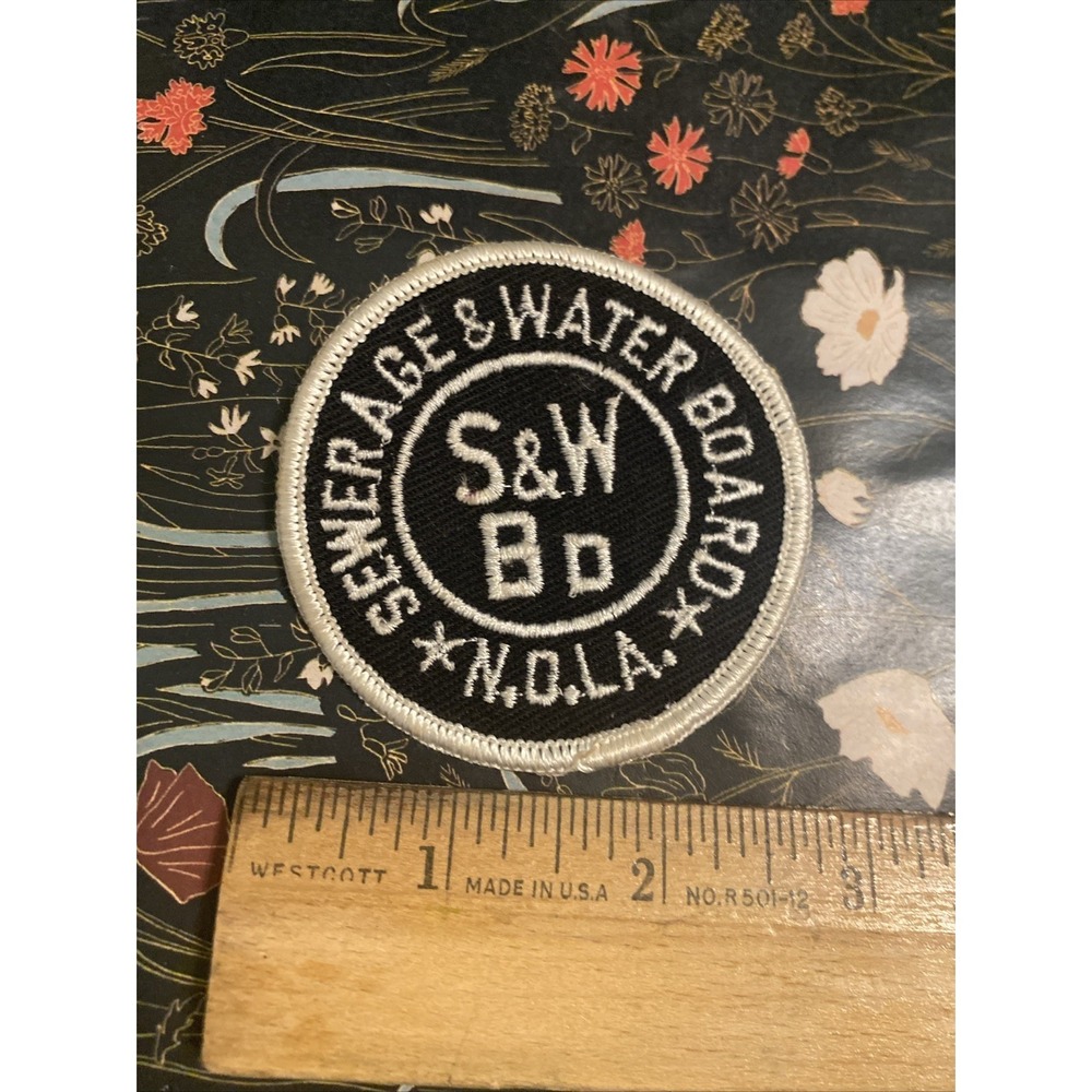 Vintage Sewerage & Water‎ Board NOLA Service Cloth Patch